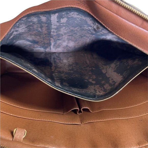 Authentic Louis Vuitton Business Bag Porte Document Voyage Monogram Used LV Hand - Picture 12 of 13